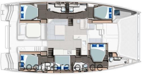 Leopard 50 Power Catamaran  technische daten 
